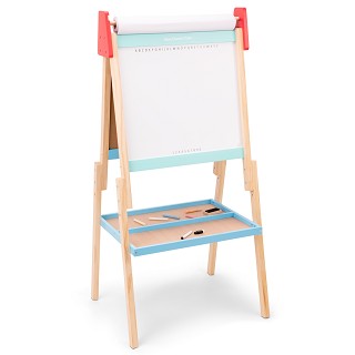 All-in-1 easel - blue/red